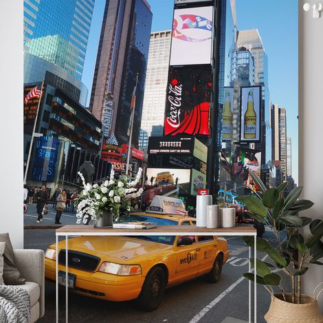 Papier peint panoramique - New York Time Square - 130 cm x 194 cm (1/4)