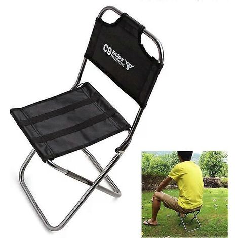 Tabouret de pêche pliant - Chaise portable en alliage d'aluminium pour la randonnée (1/5)