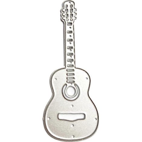 Metall-Stanzformen für Gitarrenprägung, Schablonen zum Ausschneiden für Kartenherstellung und Scrapbooking