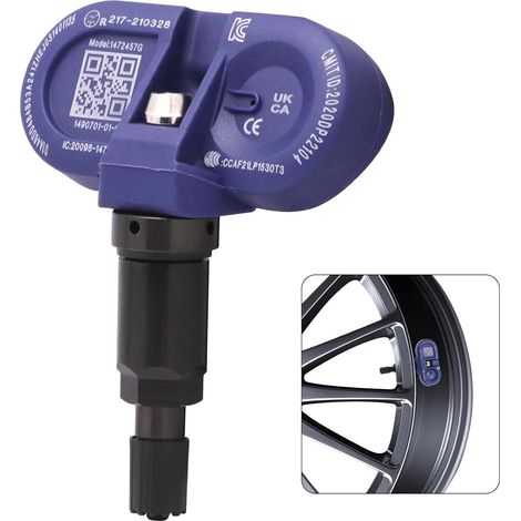 Capteur de Pression des Pneus Bluetooth(BLE) pour  Capteur TPMS Système Surveillance 1490701-01-C, Model S/3/X/Y Après Décembre 2020, Capteur Remplacement(1 pc)