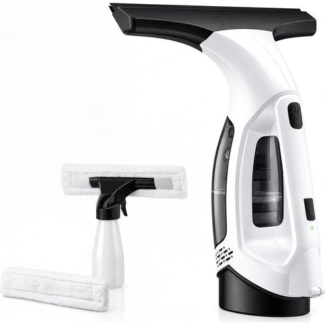Batterie Fenstersauger électrique Fensterreiniger 45 Min 28 cm Saugdüse 200 ml (1/5)