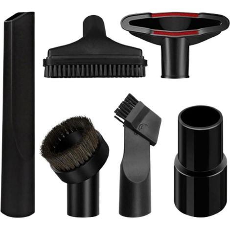 6 - Accessoire Aspirateur - Suceur Universel - Nettoyage Sols Et Fentes - Pour Intérieur 32mm À 35mm - Noir (1/5)