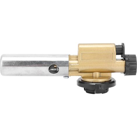 1 Chalumeau à gaz butane portable, allumage électronique, corps acier inoxydable, pour barbecue cuisine camping(Troisième trimestre : septembre) (1/5)