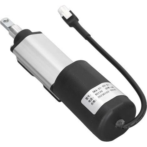 Geräuschloser, teleskopierbarer elektrischer Stellantrieb, 12 V, 6 W, 50 mm Hub, kompakter Linearantrieb für Automatisierung und Hausautomation (1/5)