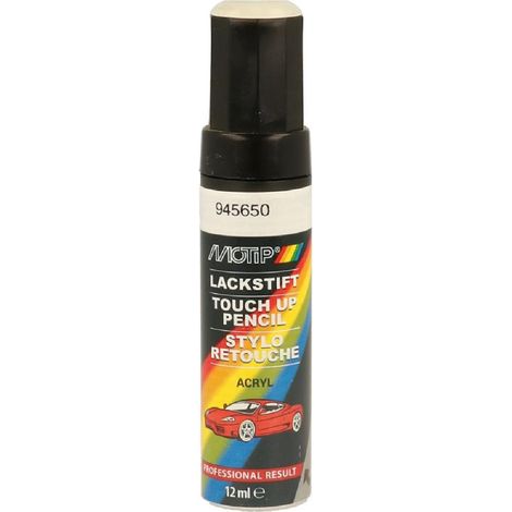 Pinceau Retouche 945650 Blanc Brillant Motip Touch Up 12 Ml