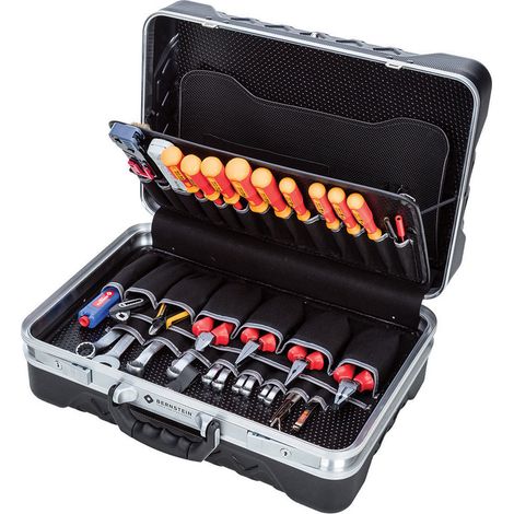Bernstein Tools for Electronics TELEDATA 6700 Elektriker Werkzeugkoffer bestückt 75teilig (L x B x H