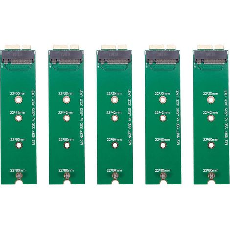 5x M.2 NGFF SSD auf 18-Pin-Anschluss-Adapterkarte für ASUS UX31 UX21 Zenbook 128GB 256GB SSD (1/5)