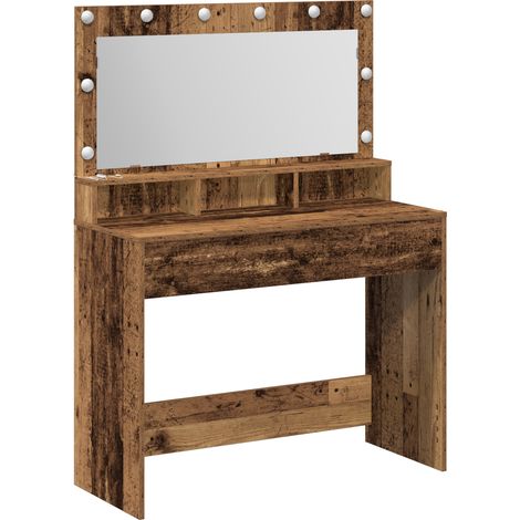 Coiffeuse，Table de maquillage Bois ancien 100 x 41 x 135 cm Bois d'ingénierie CFW401425 (1/5)