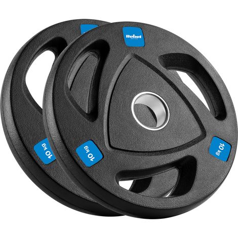 Set di pesi olimpici in ghisa 2x10kg, dischi Rebel da 20kg e 51mm (1/5)