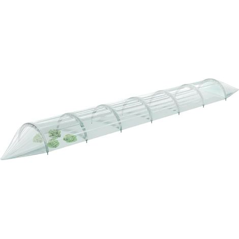 KOTARBAU® Serre Tunnel de Jardin, Tunnel de Forcage 30 x 360 cm, Serre de Jardin de Sol, Tunnel Horticole, Mini Serre, Tunnel de Croissance, PVC, Verte (1/5)