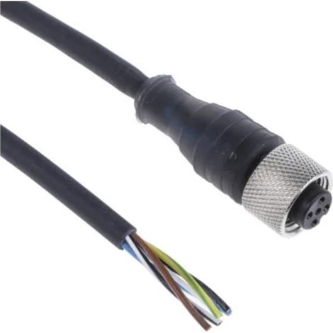 Schneider connettore con cavo 5 mt m12 5p diritto femmina xzcp1164l5 (1/4)