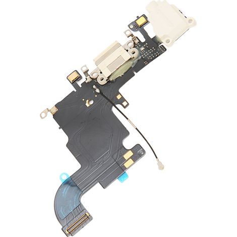 Connecteur de Recharge iPhone 6S avec Câble Souple Professionnel - Blanc (1/5)