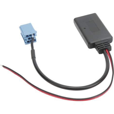 Module récepteur Bluetooth pour autoradio, câble adaptateur AUX IN, connecteur ISO 8 broches bleu pour lecteur CD Blapunkt (1/5)
