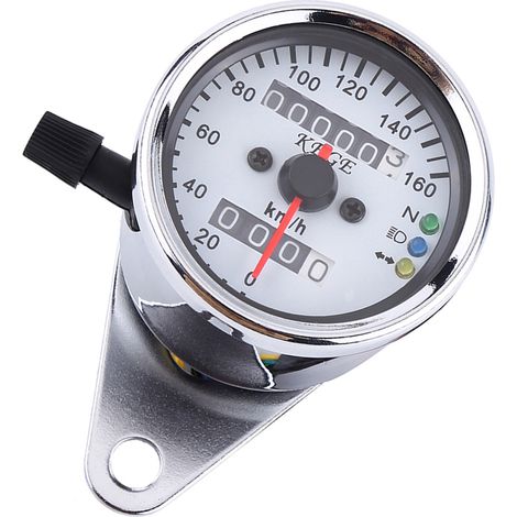 Signal général du compteur kilométrique/de vitesse de moto (km/h) Argent (1/5)