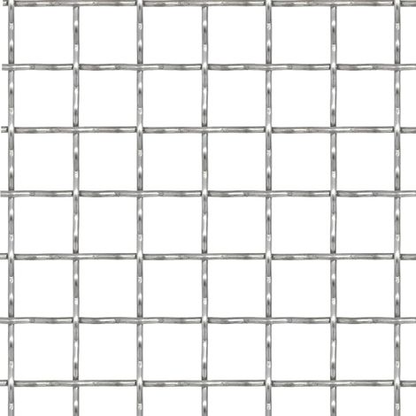 Recinzione in Rete Recinzione da giardino Recinto Modulare in Acciaio Inox 50x50 cm 11x11x2 mm (1/2)