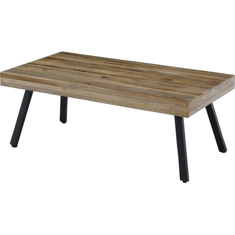 Table basse 115 cm en teck recyclé - ALEN