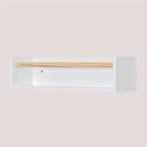 Étagère murale en MDF et bois de pin Tom Kids SKLUM Blanc (1/5)