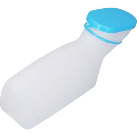 Flacon urinoir anti-fuite 1000ml, grand réservoir portable pour hommes et femmes, voyage et hôpital, étanche et pratique. (1/5)