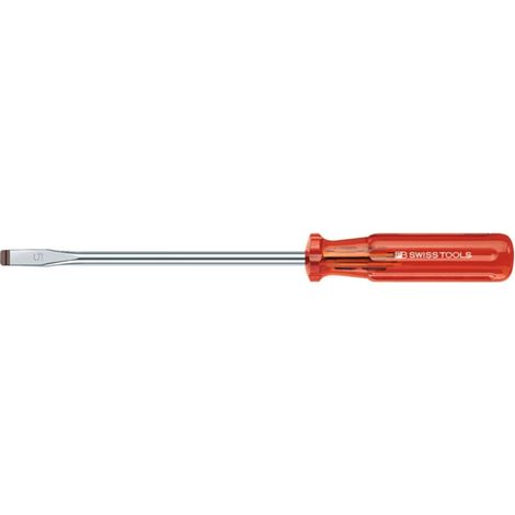 PB Swiss Tools Tournevis normalisé pour visà fente, avec manche en plastique, Largeur embout (b): 6,5 mm