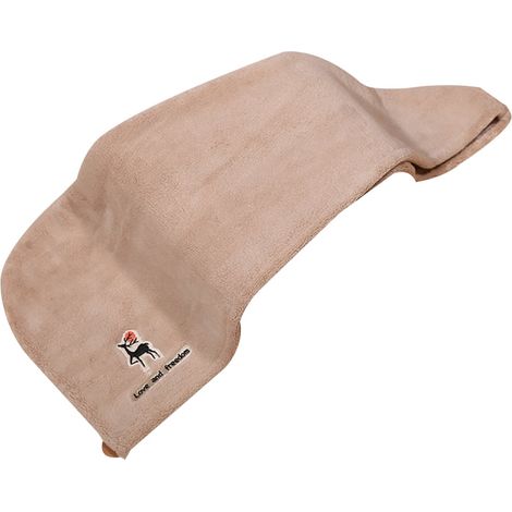 Serviettes en microfibre pour cheveux, turbans pour cheveux, ultra absorbantes - Kaki (1/5)