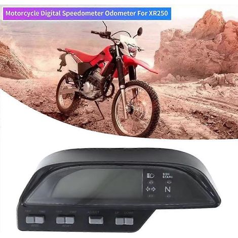 Compteur de vitesse, compte-tours et odomètre pour moto XR250, remplace 16700hps602 (1/4)