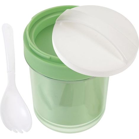 Boîte à bento portable en acier inoxydable 400 ml, fermeture (1/5)