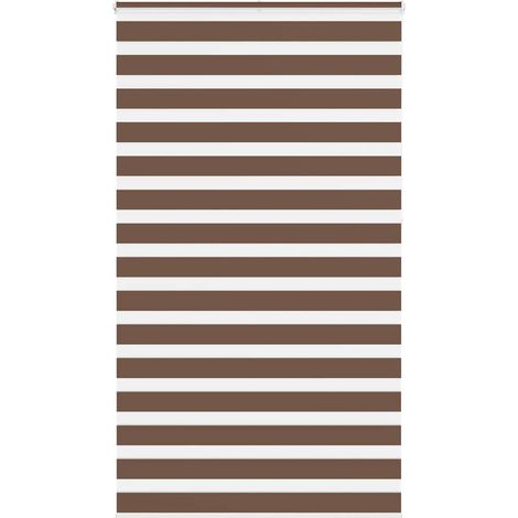Doppelrollo Braun 130x230 cm Stoffbreite 125,9 cm Polyester