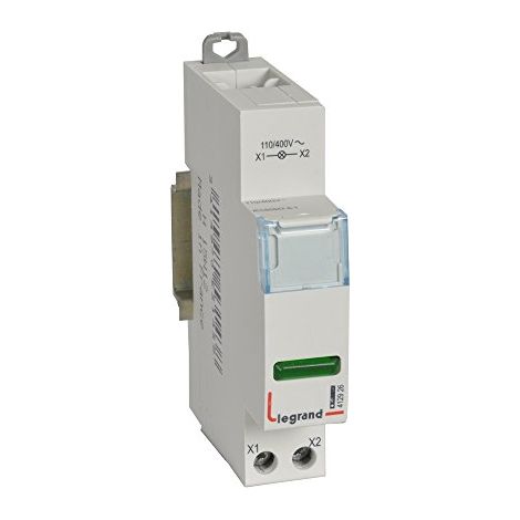 Piloto luminoso 250V verde LEGRAND 412926
