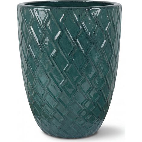 Vaso ZEUS 30x44cm nebbia di giada