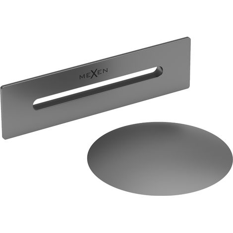 Mexen Uni desagüe con rebosadero para bañera exenta, metal gun - 5100-95
