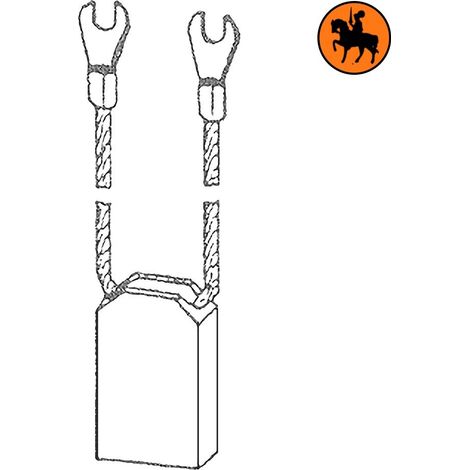 Ensemble de 4 balais de charbon FIAT 9837338 12x20x30mm