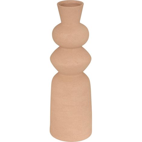 Totem-Vase Ezia 15x15x48cm Tonka-Braun - Atmosphera créateur d'intérieur