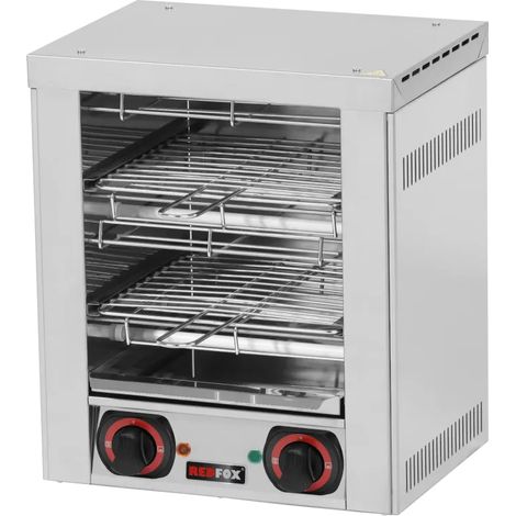 Toaster 4x pinces 2x grilles de grillades REDFOX - TO 940 GH - REDFOX