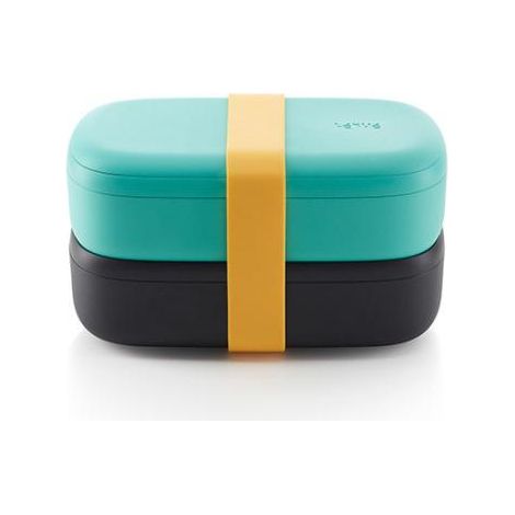 Lunch box lekue 2 x 500 ml hermético microondas