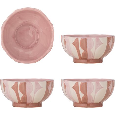 Bloomingville - Saul Bowl - Rose - Stoneware