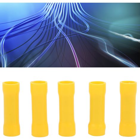 1000 Stück BV5.5 Rotkupfer Kaltgepresste Crimp-Kabelschuhe Sortimentsset für elektrische Drahtverbinder (1/5)