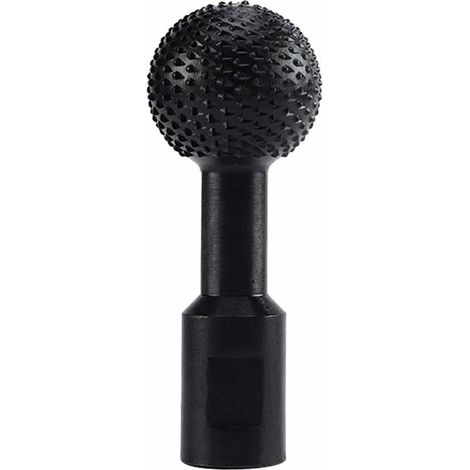 14mm Ball Wood Groove Engraving Tool, Ball Rotary Burr, Steel Ball Rotary File for Drills and Grinders, Polishing and Engraving, Black (1/5)