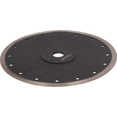 Disque à tronçonner diamanté rond avec bride en maille pour meuleuses d'angle, adapté aux carreaux de marbre, 230 mm / 9,1 pouces (1/5)