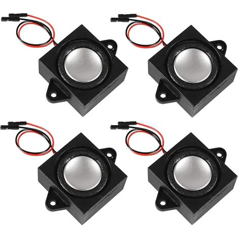 4PCS Mini Haut-Parleur à Cavité Unique de 3 Watts 8 Ohms, Interface de Séparation de Connecteur de Haut-Parleur de Petits Haut-parleurs Portables pour Variété de Petits Projets électroniques (1/5)