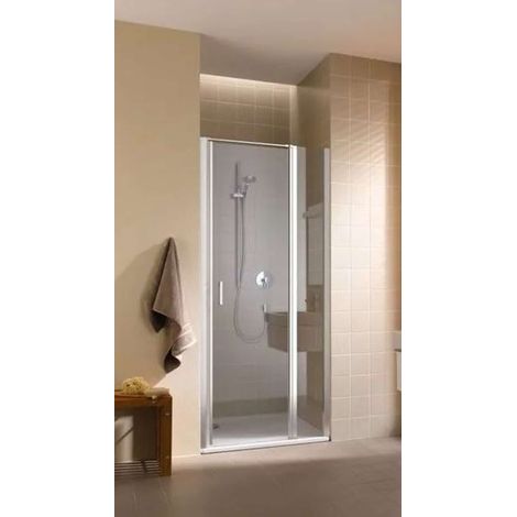 Kermi CADA XS - Puerta de ducha 1GR, 100x200 cm, derecha, plata brillante/cristal transparente CK1GR10020VPK