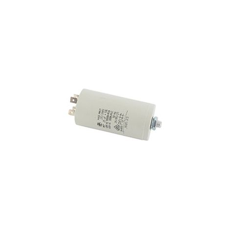 Condensateur électrique universel 25 µF – Fixation M8 – Ø 40mm – H 92mm – Pour circuits électriques à faible consommation