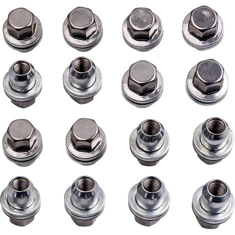16 x Alloy Wheel Nut for Land Rover L322 Discovery 3 4 5 Range Rover LR068126 (1/5)