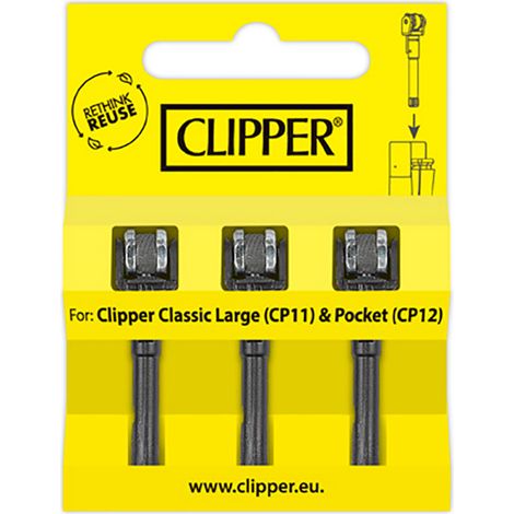 3 cartuchos blíster Flint System Clipper