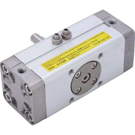 Vérin rotatif pneumatique en alliage d'aluminium à double étanchéité, cylindre oscillant puissant à crémaillère CDRA1BS32-180 (1/5)