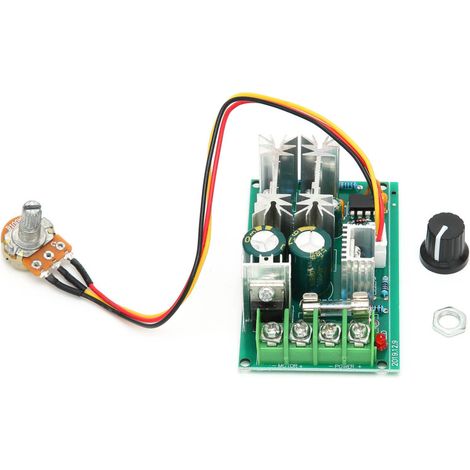 Contrôleur vitesse moteur PMW – Régulateur courant CC 10‑60V 20A – Module commande interrupteur