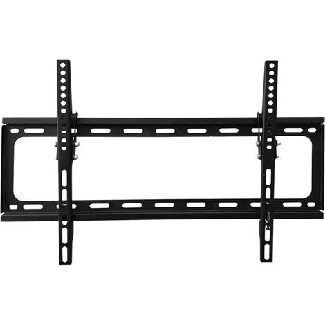 Support TV mural Support TV 40-80 pouces Max VESA 400 x 600 mm capacité de charge jusqu'à 50 kg Support d'écran inclinable 15° Support mural TV avec matériel de fixation (1/5)