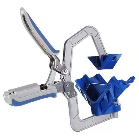 90 ° Home Cabinet rechtwinkliger Clip-Stanzer mit festem Winkel, 90-Grad-Holzbearbeitungswerkzeug, Clip-Schweißtechniken für Zimmerleute, 10 x 24 cm (1/4)