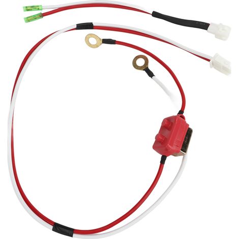 2 Câbles Batterie 4749A5531 avec Fusible 15A Réarmable, Raccord Remorque pour Camping-car Pliable (1/5)