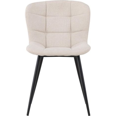Lily chaise de salle à manger beige. (1/5)