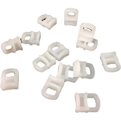 Poulies pour rails de rideaux de voiture, galets de guidage nano, galets de suspension de rideaux à l'ancienne, galets de traction, petits galets de guidage (36 pièces) (1/5)